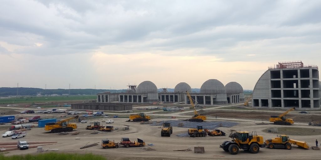 Canceled nuclear plant construction site.