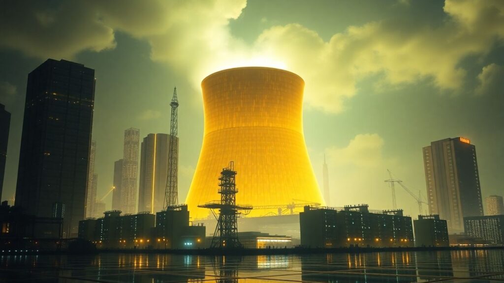 Nuclear reactor powering tech infrastructure