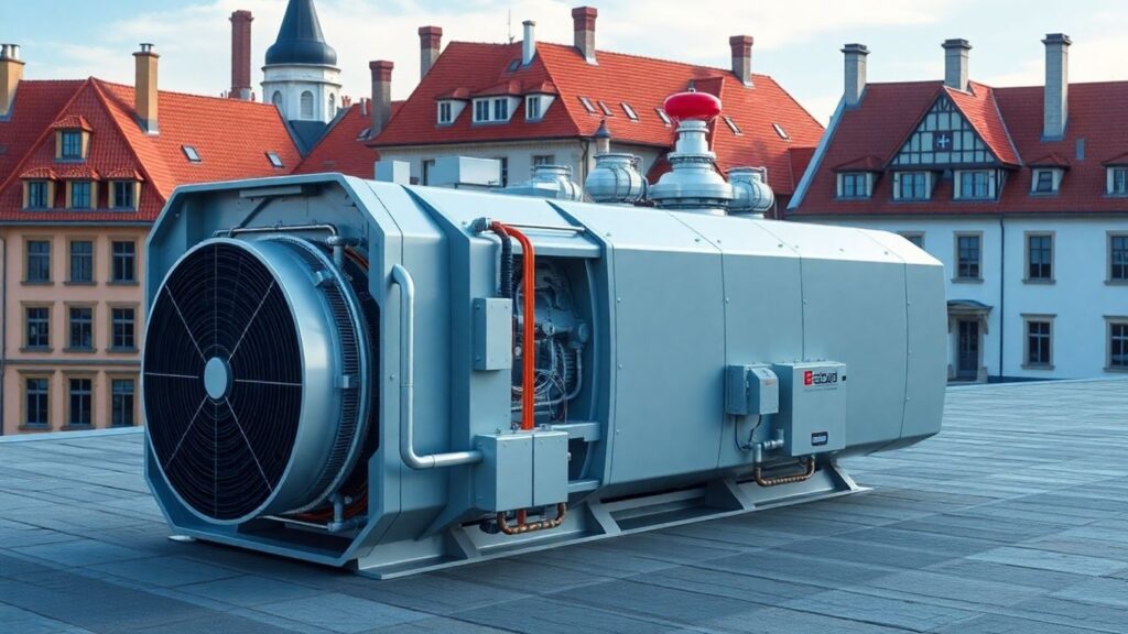 Eagles-300 SMR reactor design with European architecture.