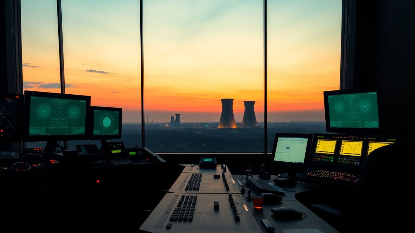 Microsoft technology powering a nuclear facility.