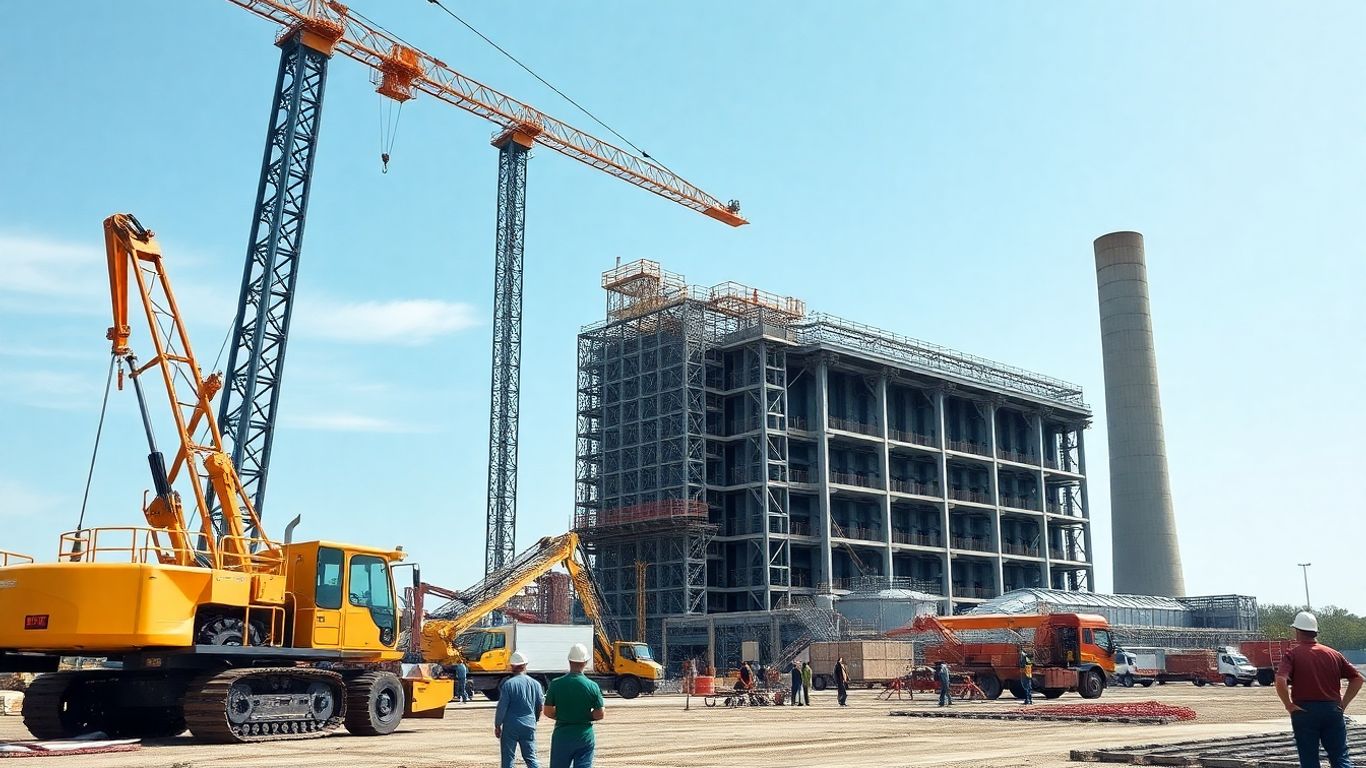 NANO Nuclear Energy prototype reactor construction site.