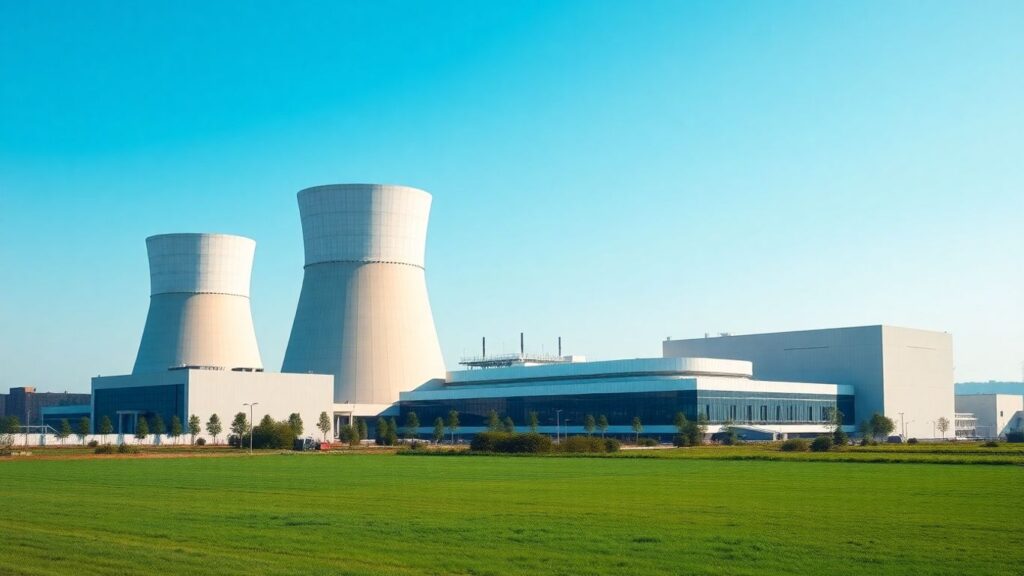 Sizewell C nuclear power plant construction site.