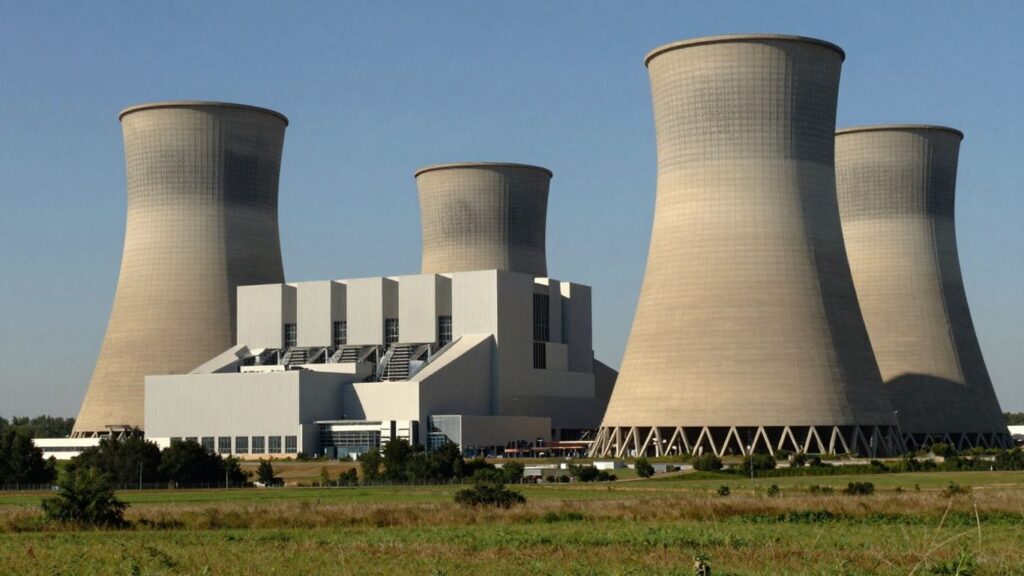 Sizewell C nuclear power plant construction site.