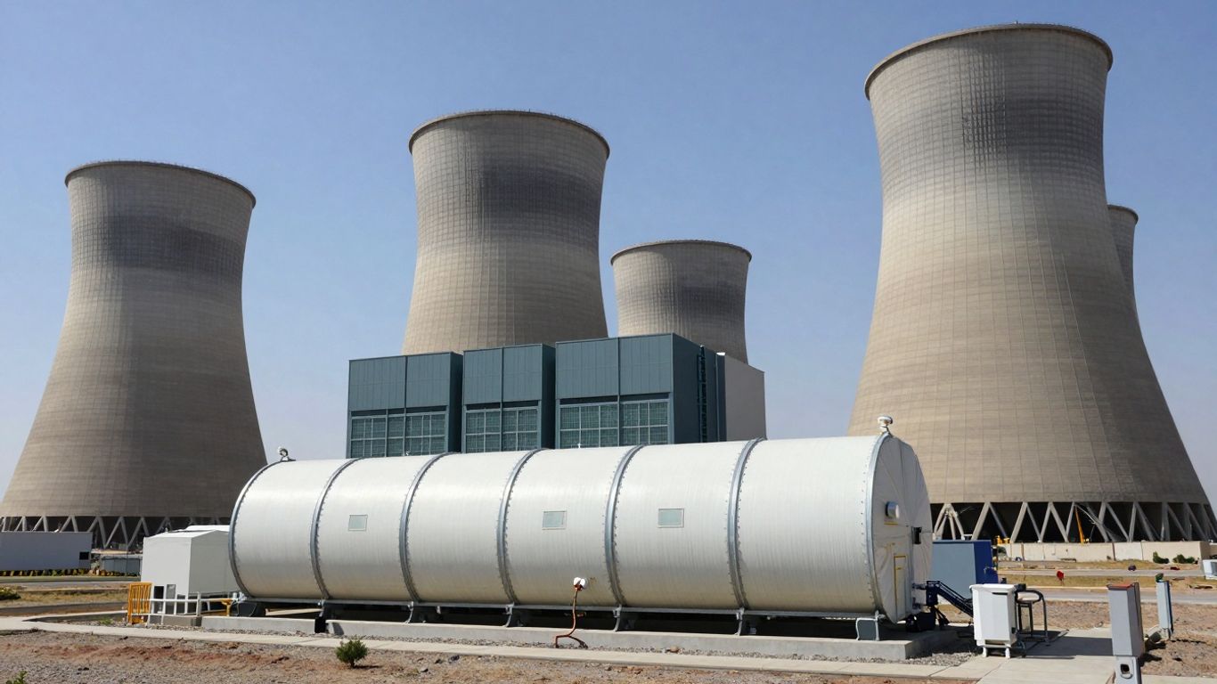 UK nuclear power plant and modular reactor future energy