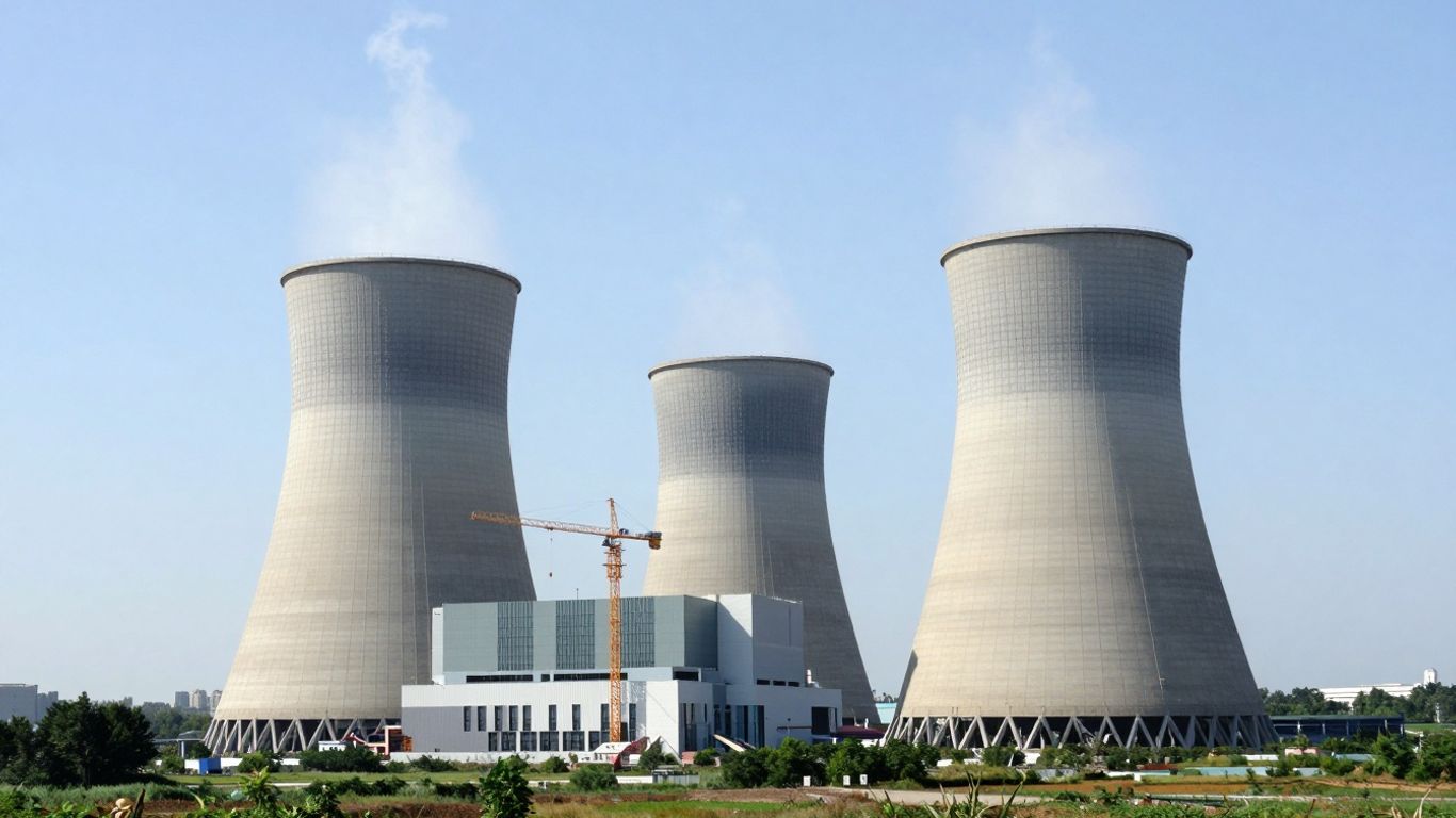 Sizewell C nuclear power plant construction site.