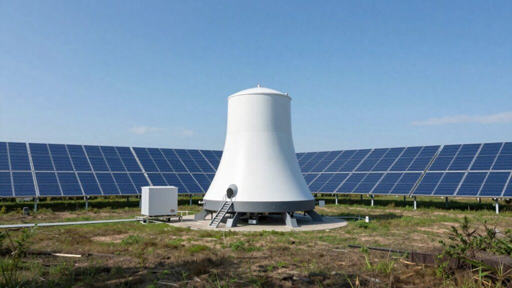 Small modular nuclear reactor in Ontario, Canada.