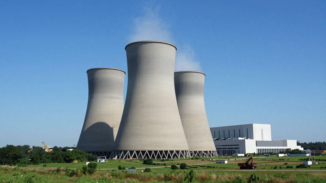 Sizewell C nuclear power plant construction site.