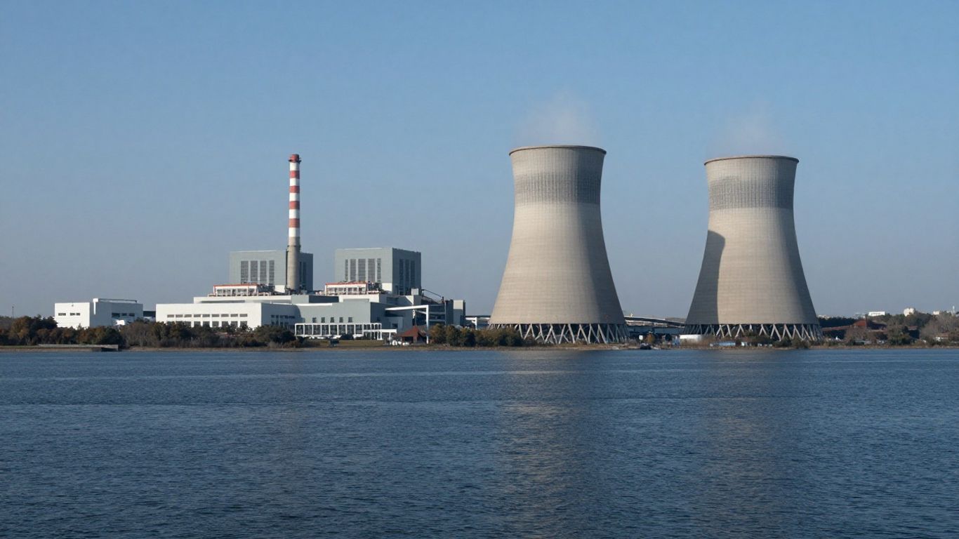 Sizewell C nuclear power plant construction site.